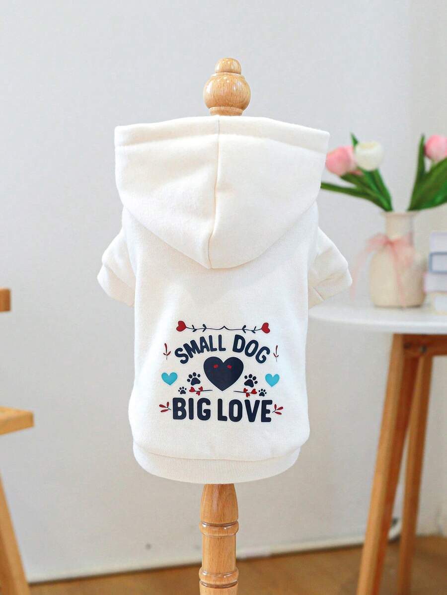 PETCIRCLE 1 件宠物服装可爱双腿运动衫，适合小型/中型犬和猫，白色 - 白色 - 查看 1