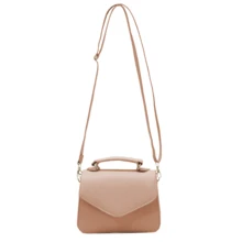 Kit 3 Small Crossbody Women's Handbag Mini CLUTCH Adjustable - Màu be - Xem 8