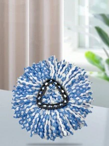 1 Đầu Cây Lau Nhà Polyester, Đầu Cây Lau Nhà Thấm Hút Tối Giản Cho Gia Đình - trắng - Xem 4