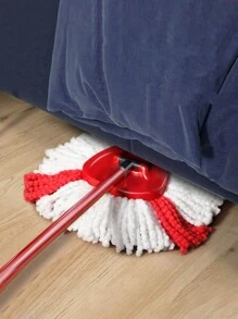 1 Đầu Cây Lau Nhà Polyester, Đầu Cây Lau Nhà Thấm Hút Tối Giản Cho Gia Đình - trắng - Xem 8