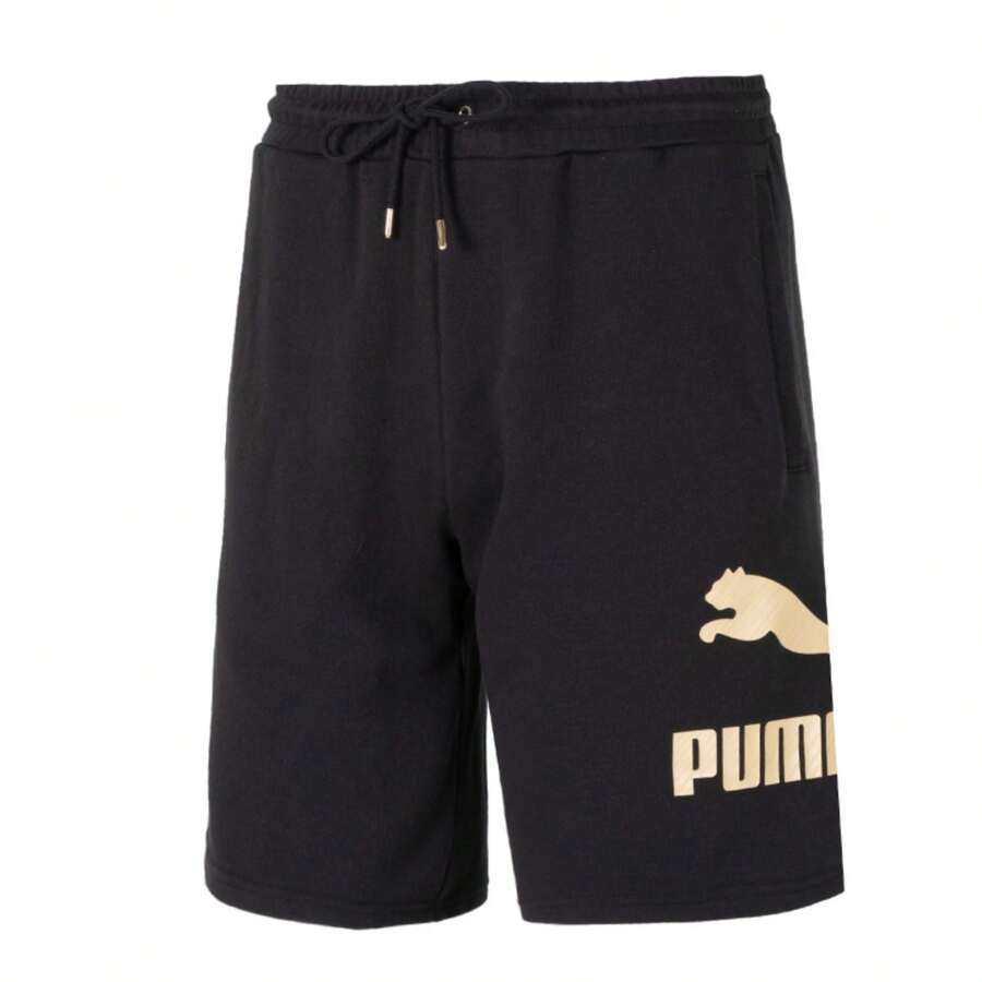 Puma شورتات غير رسمية CLASSICS GS فضفاضة TR رياضية متنوعة الجنس، بشعار كبير عصري، سراويل كاجوال مريحة وقابلة للتنفس، رقم الصنف 626881-01 - الأسود - مشاهدة 1