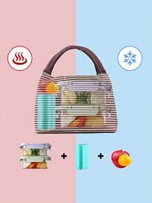 2pcs Multi-Color Large Capacity 3-Compartment Containers With Lids, Utensils & Insulated Bag, Airtight Portable Plastic PP Storage Containers, Suitable For Picnic, Camping, Office, School, Kitchen, Outdoor