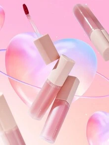 HOLIKA HOLIKA Heart Crush Bare Glazed Tint #06 Plump Lip Tint Lipstick, Long-Lasting High-Pigment Liquid Lipstick, Waterproof Lightweight Glossy Lip Gloss, 3g/0.1oz | Korean Makeup - #06 Puffy - View 8