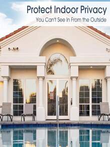 Window Film One Way Daytime Privacy Window Tint For Home, Sun Blocking Anti UV Heat Blocking See Out Not In Reflective Mirror Film Window Door Covering Glass Tinting Film,Stickers,Wall Decal, Vinyl Decal For Home Decorations,Spring Decoration Items Refresh Your Home,Rama Decoration Stickers - Multicolor - View 3