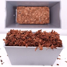 Tierra para orquídeas y suculentas, transpirable y absorbente de agua, agregar agua y remojar antes de usar, desinfectada y desalinizada previamente para jardinería y patios domésticos