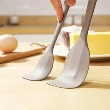 2pcs, 2in1, Silicone Spatula, Silicone Spatula Scraper, Mini Silicone Spatula, Jam Spatula, High Temperature Resistant Cream Spatula, Stirring And Baking Tool, Kitchen Utensils, Apartment Essentials, College Dorm Essentials, Back To School Supplies