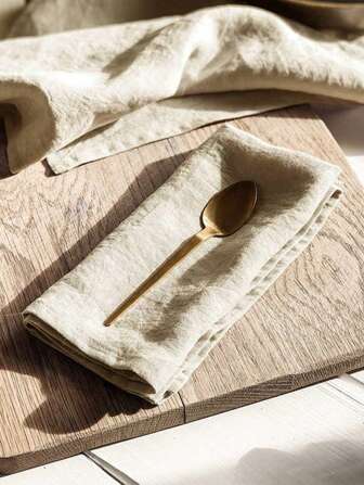 Assorted Sizes Simple Home-Use Napkins, Tablecloth Combo Set