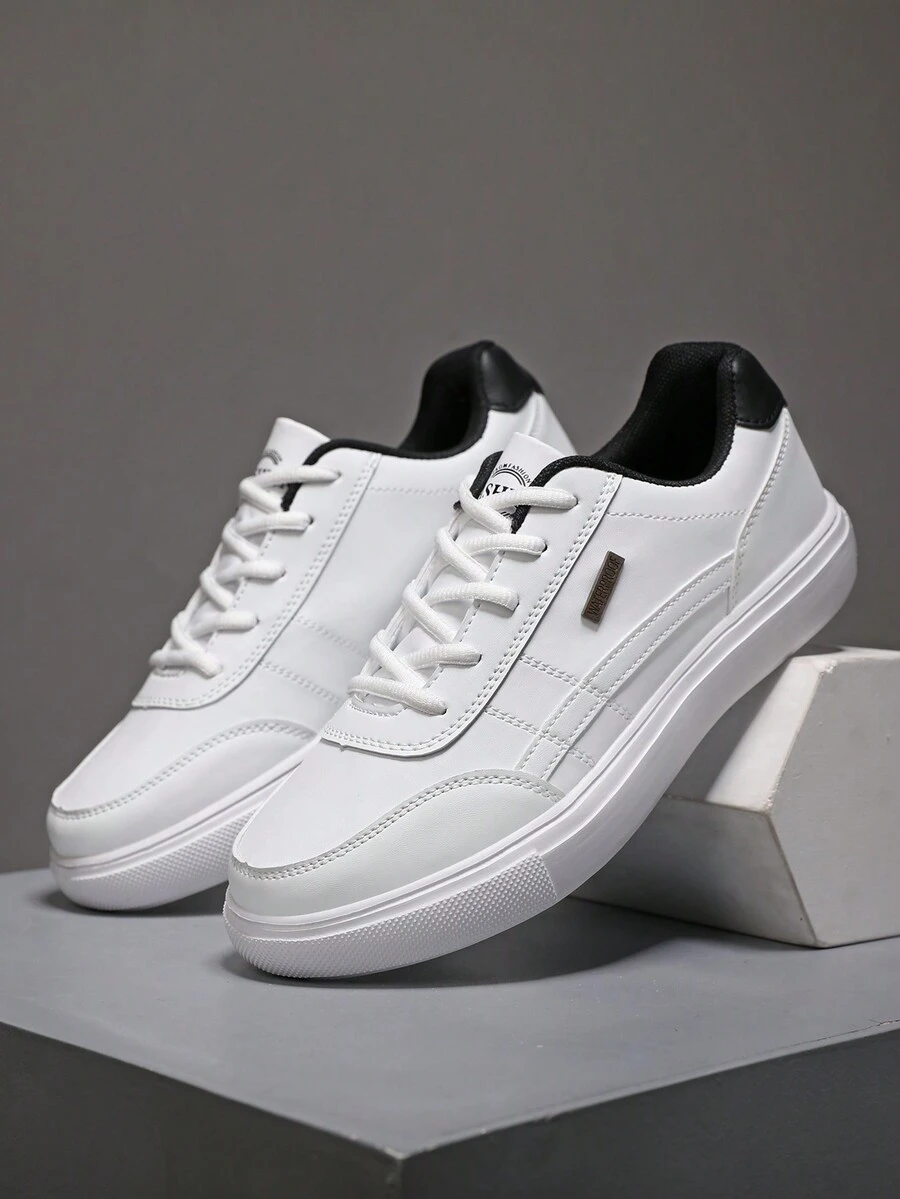 男士休闲四季运动鞋 - 白色 - 查看 1