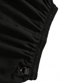 1 quần ống đứng dáng rộng phong cách bạn trai cho nam, quần dài nhẹ cho mùa xuân/thu - màu đen - Xem 3