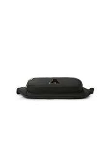 1 chiếc túi đeo hông thể thao mini nhiều ngăn chống thấm nước với dây đeo vai điều chỉnh được, màu đen, thêu chữ A-Z, túi đeo chéo đa chức năng phù hợp cho nữ, bé gái chơi thể thao, tập thể dục, chạy bộ, hoạt động ngoài trời, quà tặng sinh nhật cho học sinh, túi đeo hông, túi đeo chéo/túi ngực/túi đeo eo thể thao ngoài trời chống thấm nước, túi đeo chéo màu đen đơn giản bền chắc, thời trang và đa năng cho cả nam và nữ. - màu đen - Xem 5