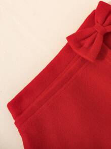 3 Stück/Set Herbst Winter Vintage Baby Mädchen Rippenpullover, Rock und Beanies