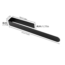 1pc Stainless Steel Wall Mounted Towel Rack, Self-Adhesive Bathroom Towel Rod, Modern Bathroom Towel Rack, Bathroom Accessories Bathroom - Multicolor - View 13