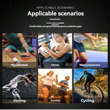 4 件/2 件/1 件运动护肘，运动压缩护肘，男女通用羽毛球护肘，篮球网球肘关节保护器，健身关节专用护肘 - 彩色 - 查看 6