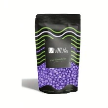 Viilife 硬蜡珠；散装硬蜡豆；家用打蜡蜡珠；蜡豆罐 - 紫色 - 查看 8