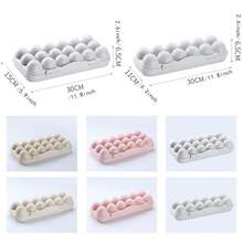 Kitchen Essentials: Stackable Egg Cartons With Flip-Top Latches - Protect Your Eggs From Bumps & Bruises During Busy Cooking Sessions - Multicolor - View 7