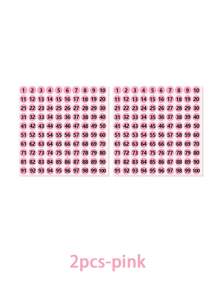 2 件圆形指甲油凝胶颜色标签，防水编号指甲贴纸，具有纯色或激光饰面，非常适合 DIY 美甲、美容用品。