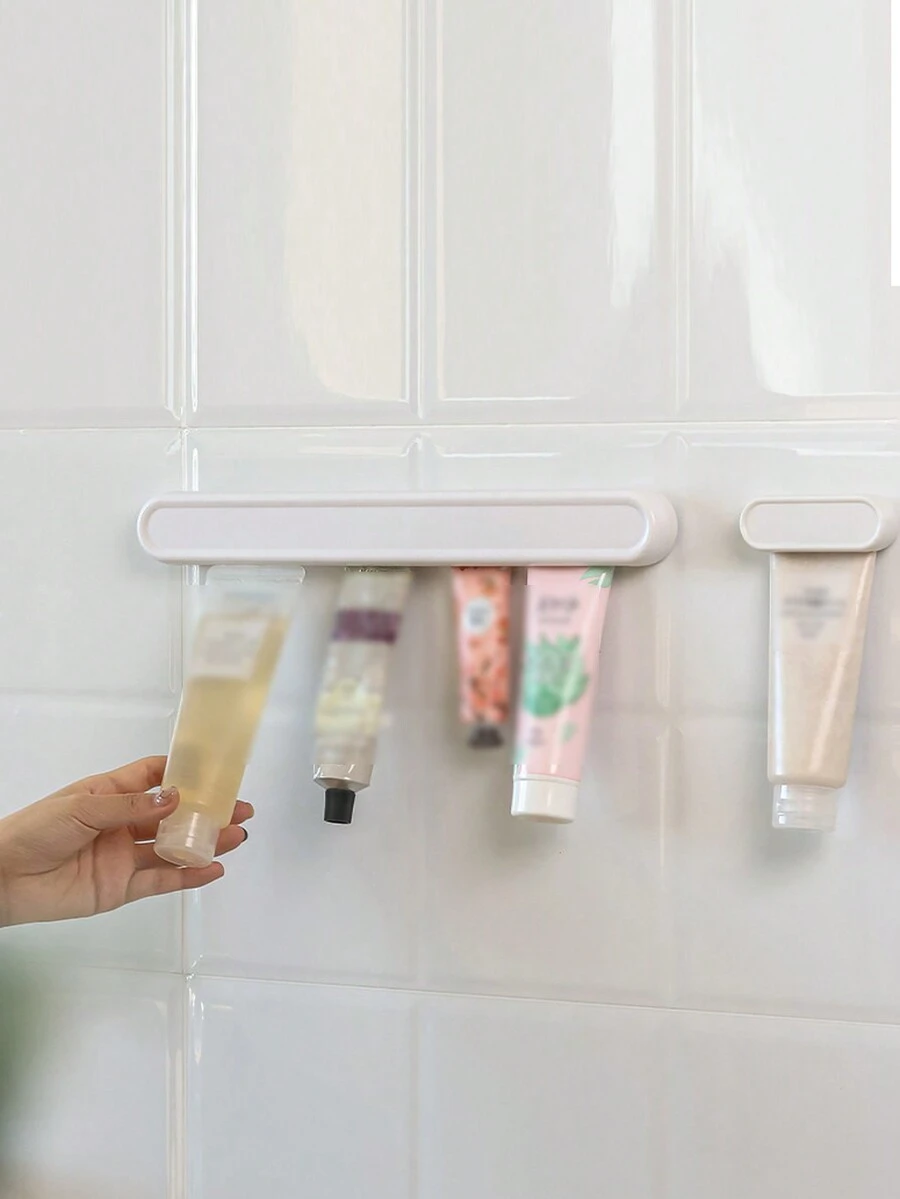 No Drill Toothpaste Storage Organizer, Bathroom Wash Gel Toothpaste