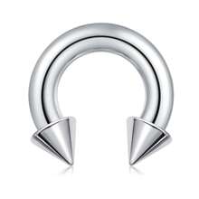 1 pieza Aro de nariz de gran tamaño de acero inoxidable, aro de septum de nariz, pendiente de hueso de la oreja, joyería multiusos de perforación corporal de múltiples dimensiones, disponible para hombres y mujeres, propósito especial, perforación a juego, cómodo de llevar