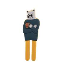 Móc nam châm hình chú mèo đáng yêu, thiết kế nguyên bản, phong cách hoạt hình dễ thương, thân và chân tay linh hoạt, có thể dính vào tủ lạnh và bề mặt kim loại, dùng làm nam châm tủ lạnh và nhãn dán bảng trắng, chân có thể uốn cong dùng làm móc treo các vật dụng hàng ngày như túi xách, ô dù, chìa khóa, khăn tắm, quần áo, đồ trang sức, v.v. Không cần khoan hoặc làm hỏng tường, thích hợp cho phòng ngủ, phòng tắm, phòng khách, nhà bếp, văn phòng và các không gian gia đình khác - Nhiều màu - Xem 12