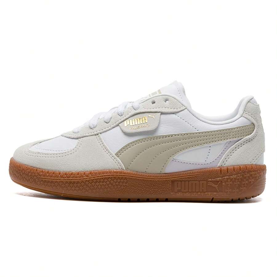 Puma Women's Low-Top Sneakers, Breathable And Wear-Resistant Outdoor Casual Shoes, Patchwork Design, Sport Skate Shoes, 397727-02