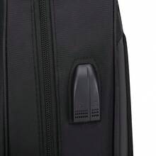 Backpack With Anti-Theft Padlock Notebook Golden Zipper Work College Reinforced Steel Cable - màu đen - Xem 5