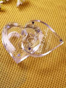 1 cutie personalizată cu inele, cutie cu inele din acril ultra-clar, cutie cu inele personalizată pentru ziua nunții, cutie pentru verighetă, cutie pentru inele, cutie pentru bijuterii de călătorie, cutie pentru bijuterii personalizată, cutie pentru bijuterii pentru fete, organizator de bijuterii de călătorie, cutie mică de bijuterii