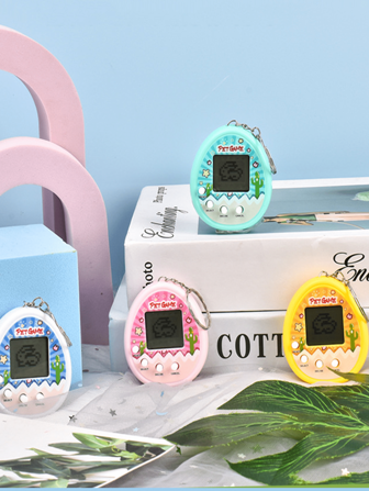 1 pieza Máquina electrónica clásica de mascotas virtuales, con 168 mascotas virtuales, llavero con mini juego, colgante para mochila, para criar y jugar, para cumpleaños y fiestas de juegos (con pila de botón), accesorios para automóvil, encantos para bolsos, accesorios escolares, góticos, Y2K, accesorios de Halloween, regalos del Día del Maestro, ideas de regalos de Navidad, encantos para bolsos, accesorios para automóvil, amigo, hermana