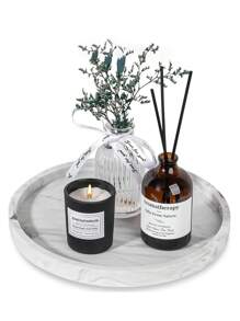 硅胶浴室梳妆台托盘 – 香水托盘、手巾托盘、乳液瓶架、马桶托盘、液体皂液器托盘 – 浴室和厨房台面托盘、浴室配件、房间装饰