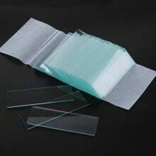 2 Set (50Pcs/Set) Microscope Slides Cover Glass For Optical Microscope Accessories UK - 白色 - 查看 1