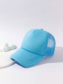 1pc Women's Solid Color Mesh Baseball Cap For Daily Wear Or Party Halloween - Multicolor - View 7