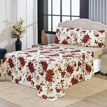 Sheet Sets With Pillowcases - Đỏ - Xem 1