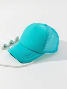 1pc Men's Mesh Breathable Casual Sports Baseball Cap With Adjustable Strap, Random Color - Multicolor - View 5