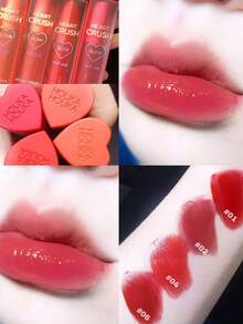 HOLIKA HOLIKA Lucidalabbra Glow Lip Tint Air #04 Bubbly - Rossetto Coreano Lip Tint con colori di frutta succosi ad alta brillantezza - Collagene idrolizzato e vitamina C 3g (0,10 once), K-Beauty, Makeup Coreano