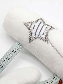 1件嬰兒絨布掛式搖鈴汽車座椅手機、嬰兒車、嬰兒床攤位上掛式玩具