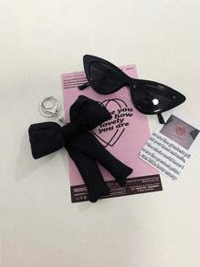 Ins 小众可爱蝴蝶结钥匙扣，高端手感包包挂件，少女心背包装饰，轻巧方便携带易于悬挂，可轻松挂在车钥匙、手袋、背包、钱包等物品上，适合约会、婚礼、购物、办公室、汽车、家居等任何场合，是生日、节日或聚会时送给朋友、妻子、家人、同学、女士和女孩的理想礼物选择 - 彩色 - 查看 15