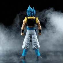 Figura de acción de PVC del modelo de anime Super Saiyan Blue Gogeta como decoración de escritorio, regalo de cumpleaños o Navidad, figura de anime
