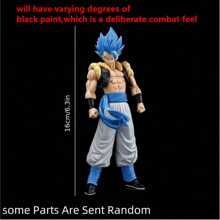 Figura de acción de PVC del modelo de anime Super Saiyan Blue Gogeta como decoración de escritorio, regalo de cumpleaños o Navidad, figura de anime