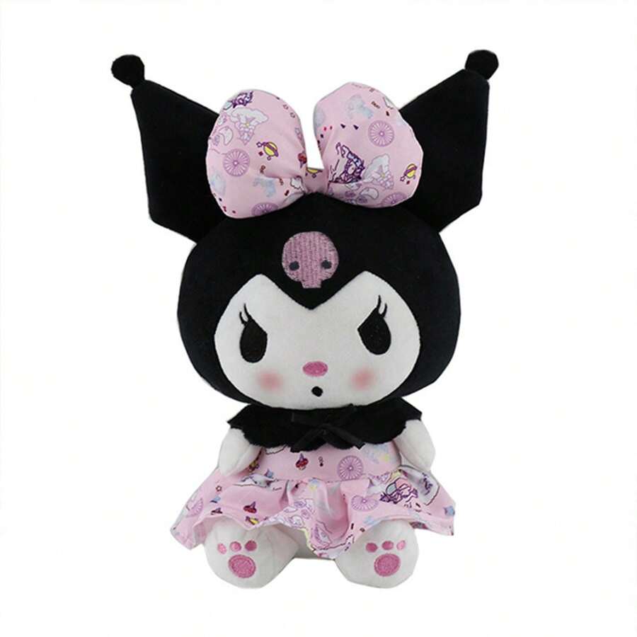 Kuromi Plush Doll, Lolita Princess Dress Kuromi Plush Doll Sleeping