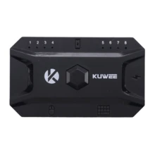 Bluetooth Hub USB 5.0 Converter Wired Keyboard&Mouse To Wireless Adapter Support 8 Devices For Tablet,Laptop,Mobile - Multicolor - View 1