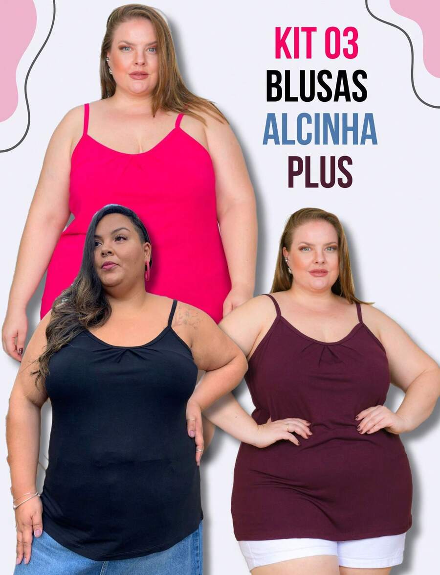 Plus Size Strappy Top, One Size, Fits G2 And G3, Stretchy Viscolycra Fabric, Elegant And Comfortable Style, Doesn't Pill. - Nhiều màu - Xem 1