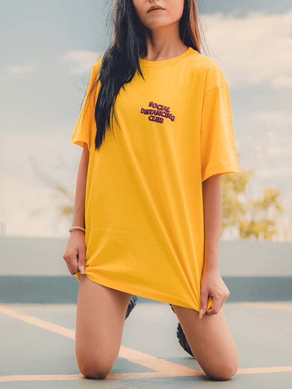 "Camiseta Tshirt Streetwear 'Social Distance' - 100% Algodão, Estilo com Consciência"