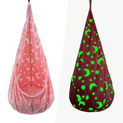 1 Stück Hängehöhle, Hängesessel mit PVC-Kissen, Hängeschaukel für Innen und Außen