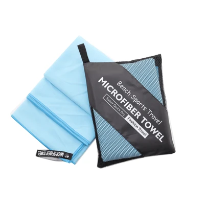 1pc/3pcs Square Zipper Bag Packed Microfiber Towel, Travel & Sports & Camping Towel - Quick Drying, High Water Absorption, Super Compact, Soft And Absorbent Sports Towel Suitable For Backpacking, Gym, Beach, Swimming, Yoga. (Multiple Colors And Sizes Available), Beach Essentials, Beach Accessories, Pool Float