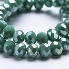 115/85/65 pièces 4 6 8mm Perles d'écarteur en cristal de verre taillé AB orange pour la fabrication des bijoux, DIY Bracelet Aiguille Collier Artisanat Fournitures Fait Main