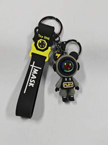 可爱 1 件闪电熊形宇航员钥匙扣，汽车包吊坠汽车配件包饰学院哥特 Y2k