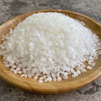 Sáp tổng hợp dạng hạt nhỏ màu trắng, trọng lượng 100g/500g/1000g, nguyên liệu làm nến DIY, có thể dùng kèm với sáp đậu nành.
