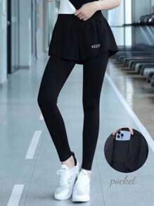 Women High Waist Yoga Pants With Tummy Control,Squat Proof Workout Leggings For Fitness Running Tennis