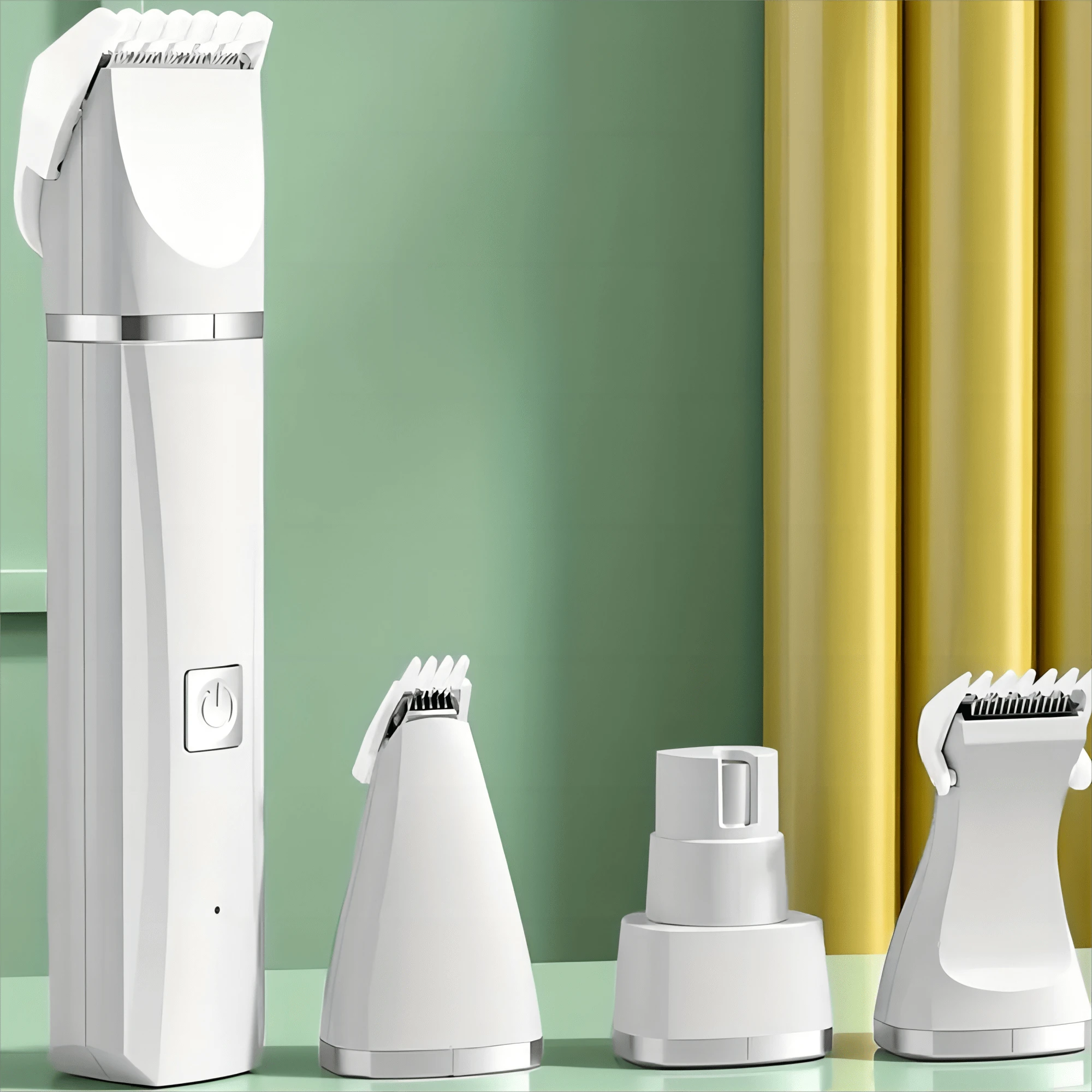 4 In 1 Electric Pet Clipper, Cat And Dog Hair Trimmer Set, Portable Pet