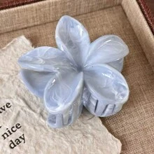 1/2pcs Tie Dye Hydrangea Claw Clip Fashion Hair Accessory For Women Accessories