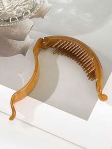 1 件复古发夹，适合盘发，香蕉发夹配件 - 彩色 - 查看 4